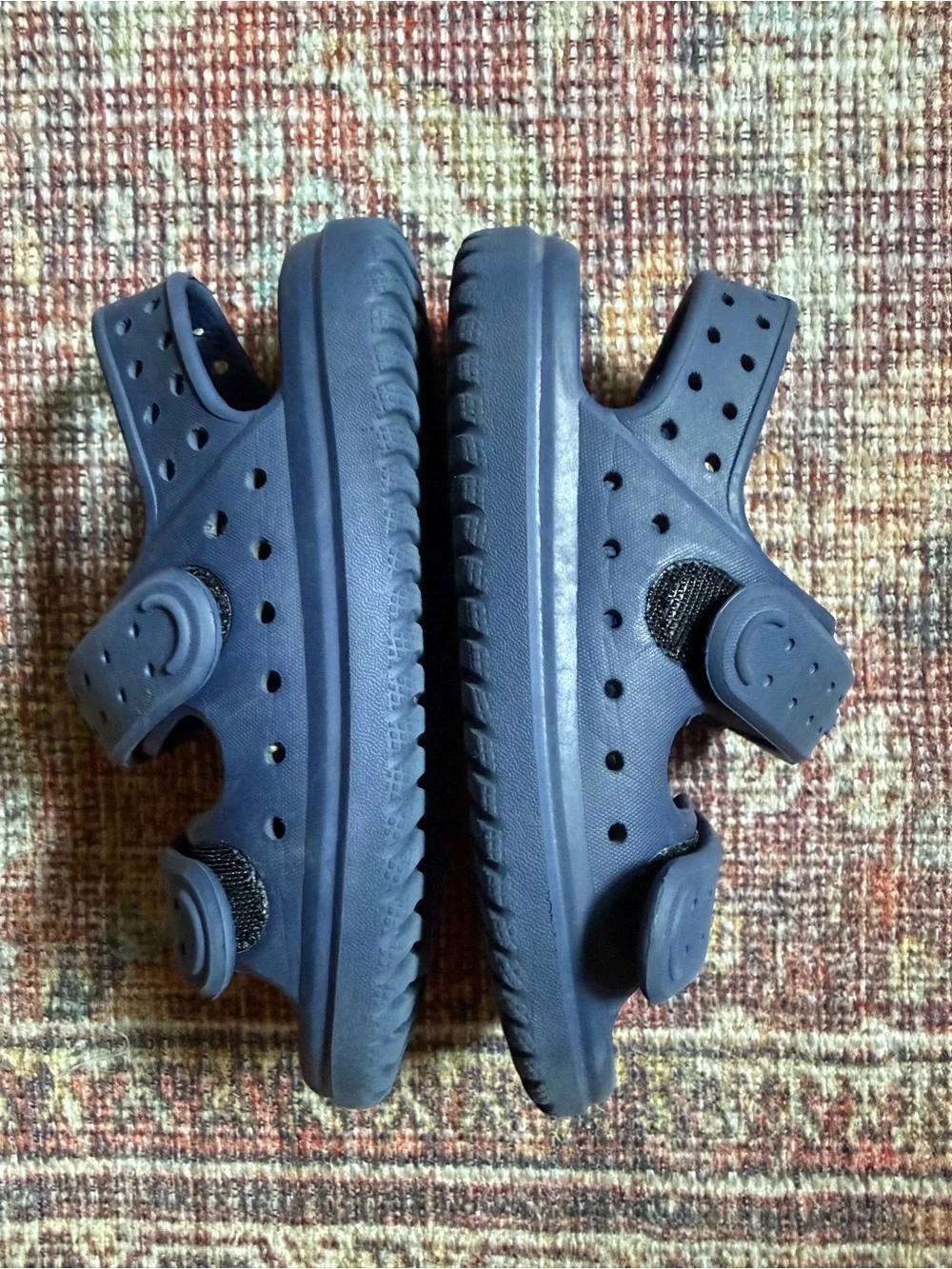 Native Kids Chase Navy Blue Adjustable Strap Sandals